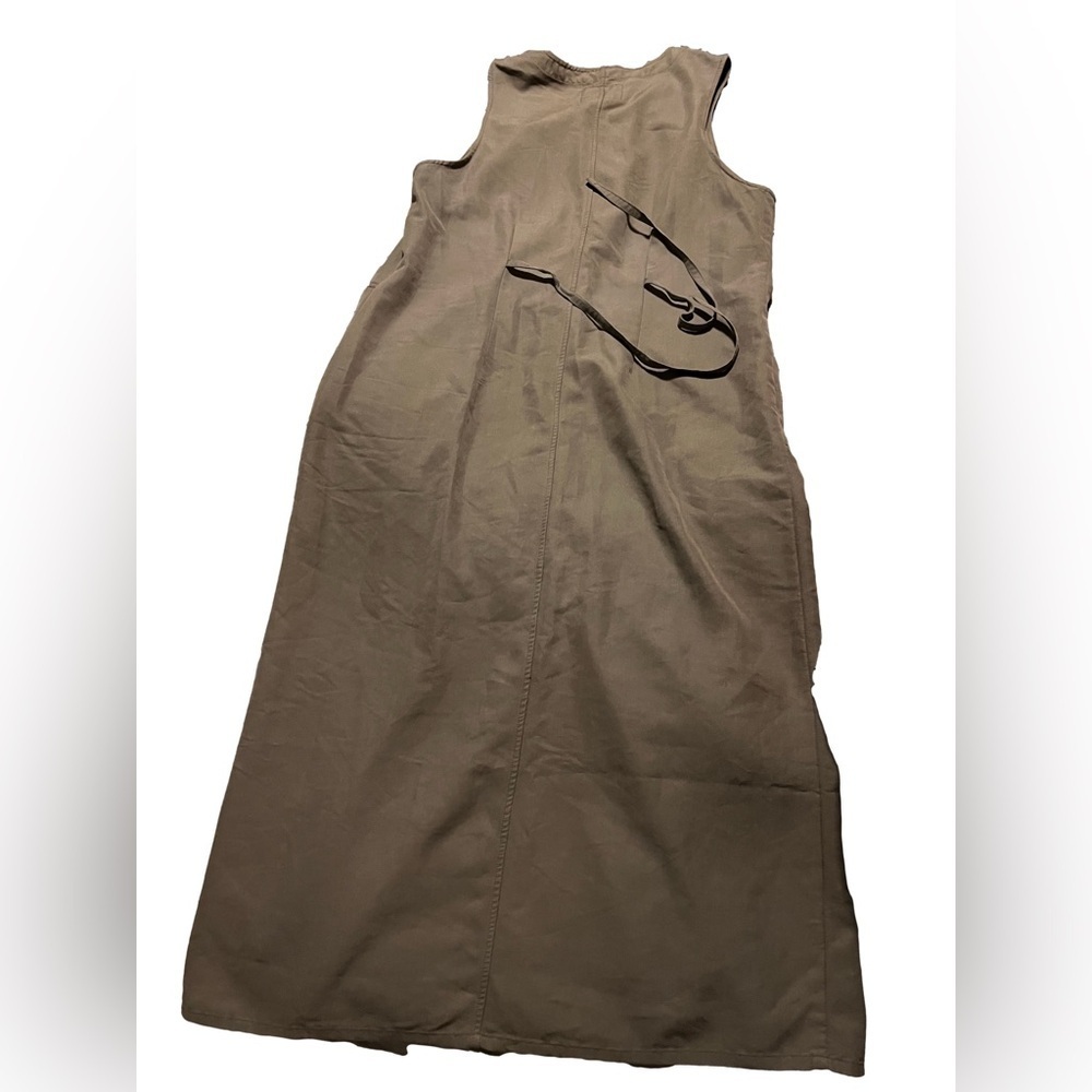 Vintage olive green utility dress - Picture 4 of 4